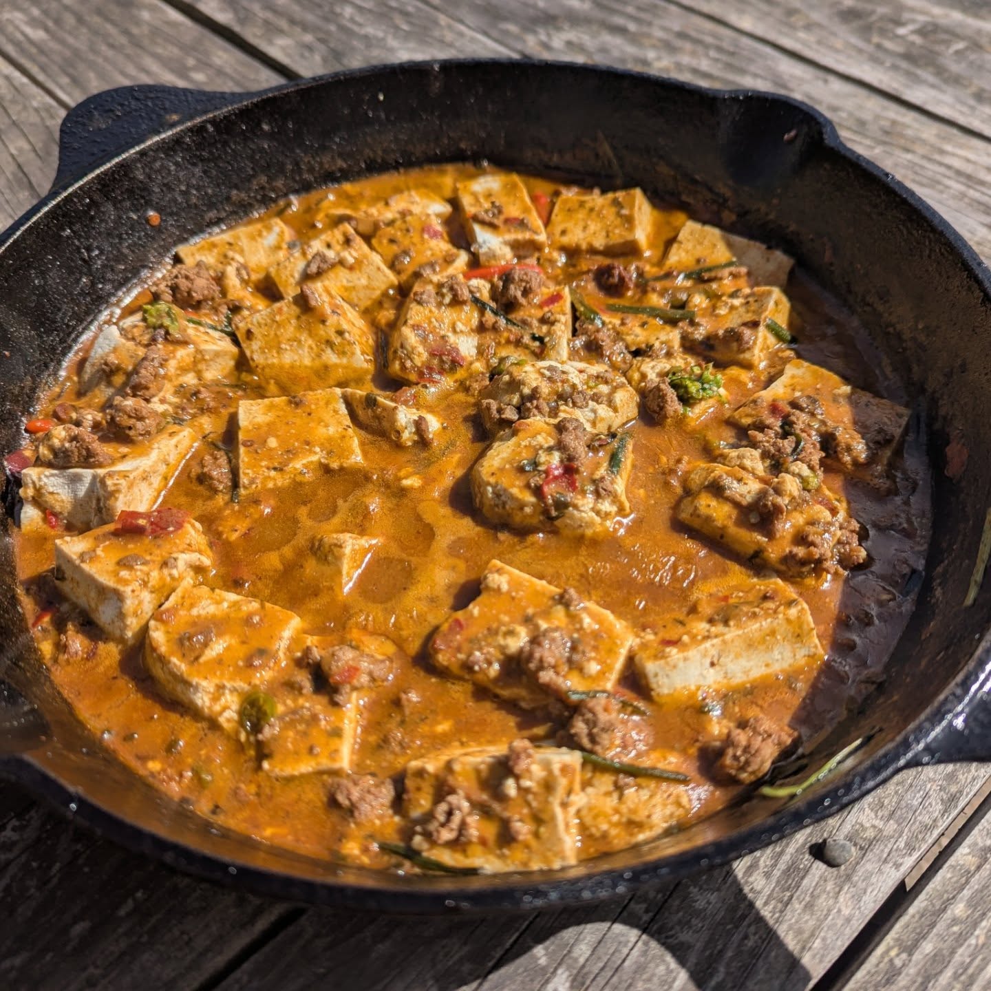 Medium firm tofu trial.