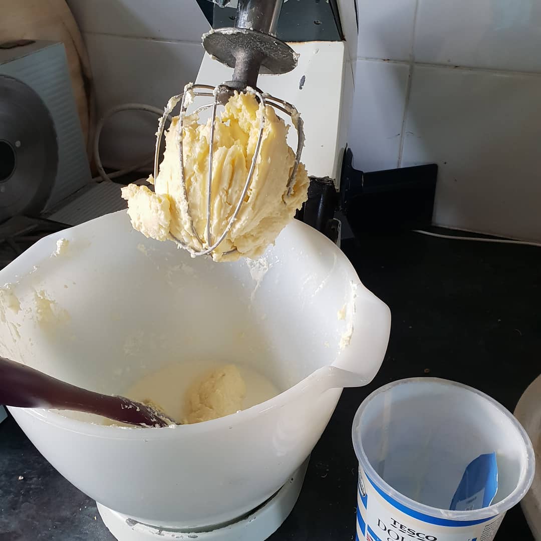 So this is how to make butter.