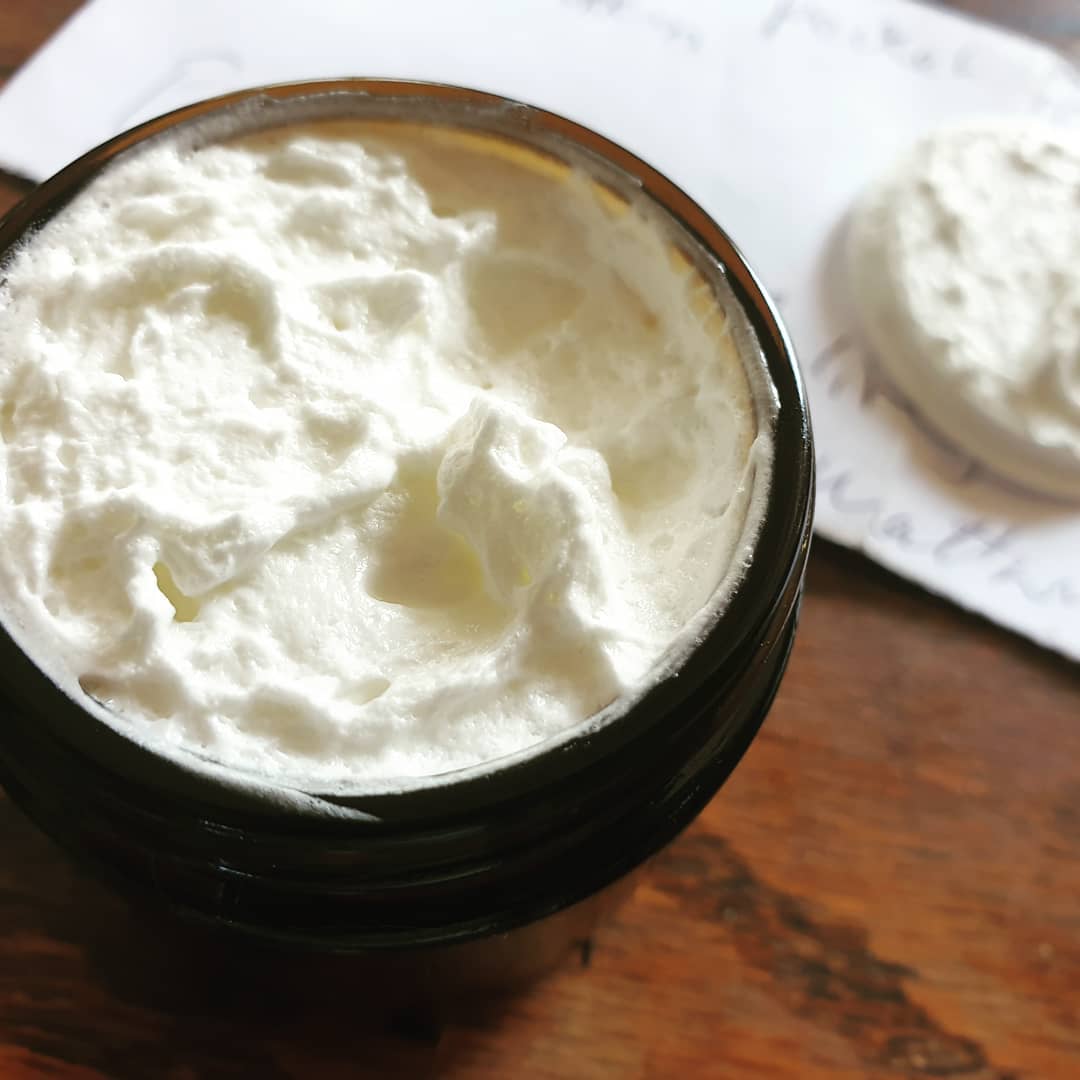 Shea butter with citrus.