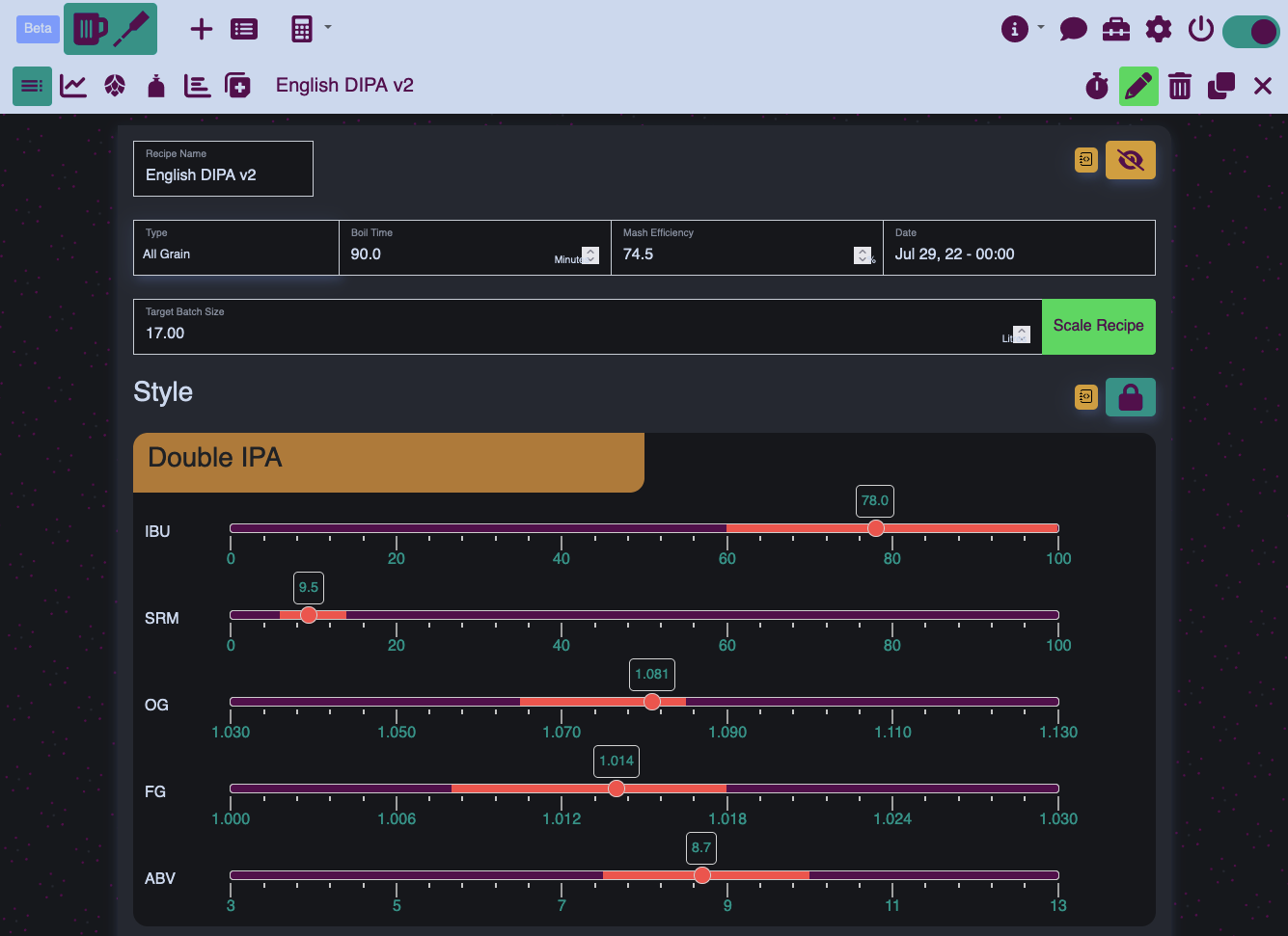 Brewbat - tech stack and functionality