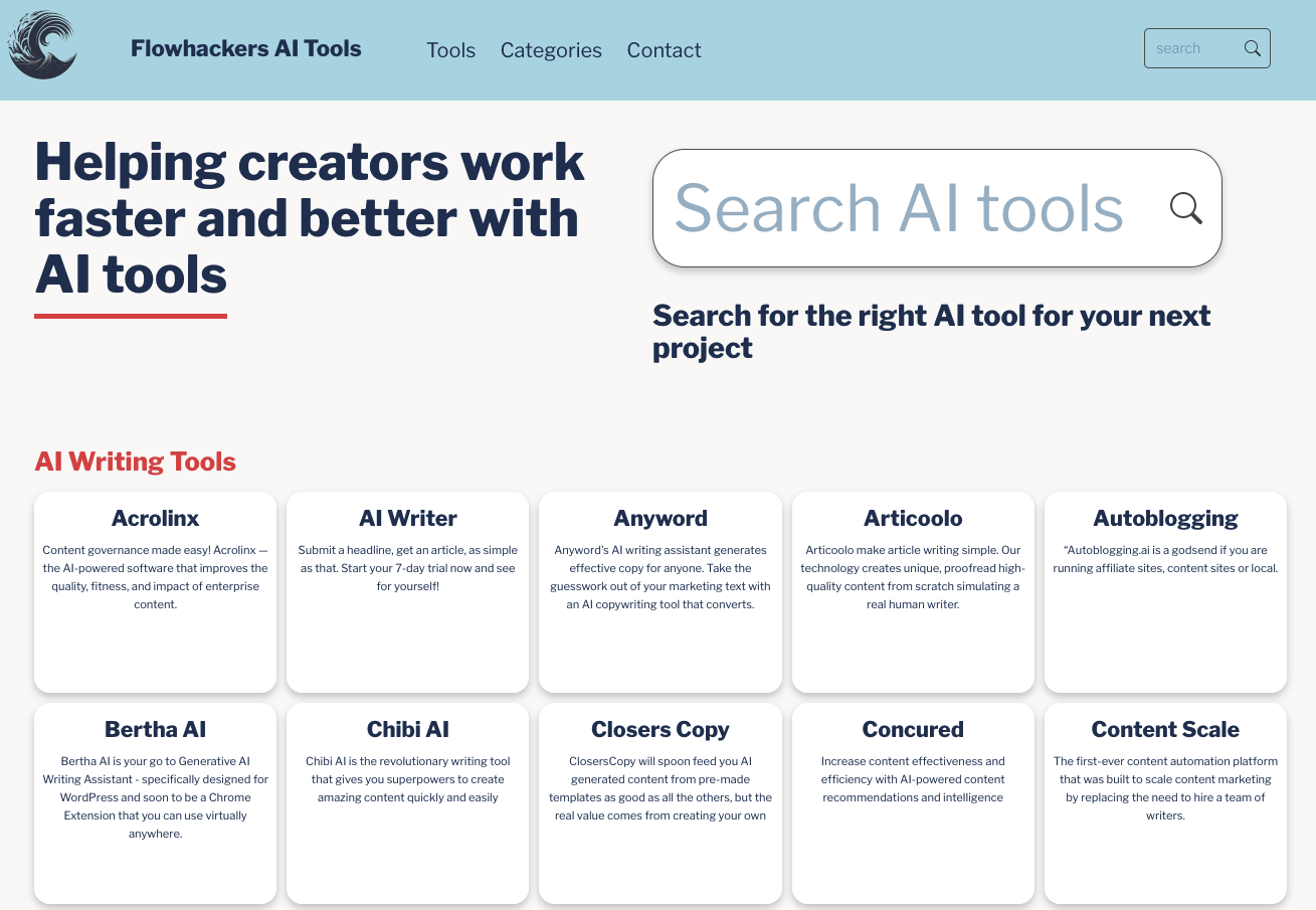 Flowhackers - tech stack and functionality